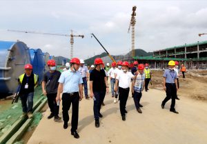 CEO liu inspected the construction of Kinwong zhuhai gaolan base (2)